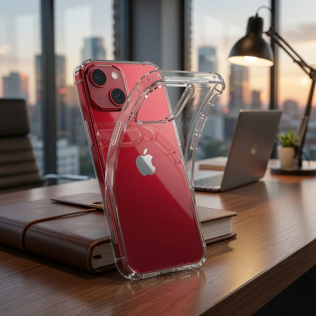 Këllëf transparent silikoni për iPhone 14